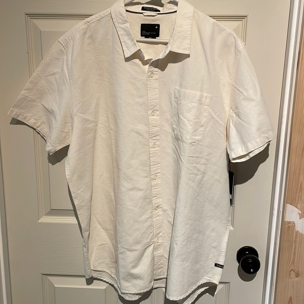 Mens button down off white brand new